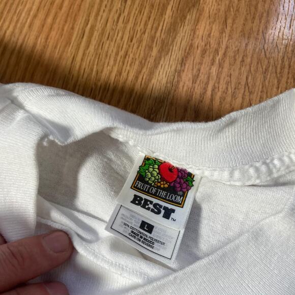 90s white single stitch tee - Picture 4 of 5